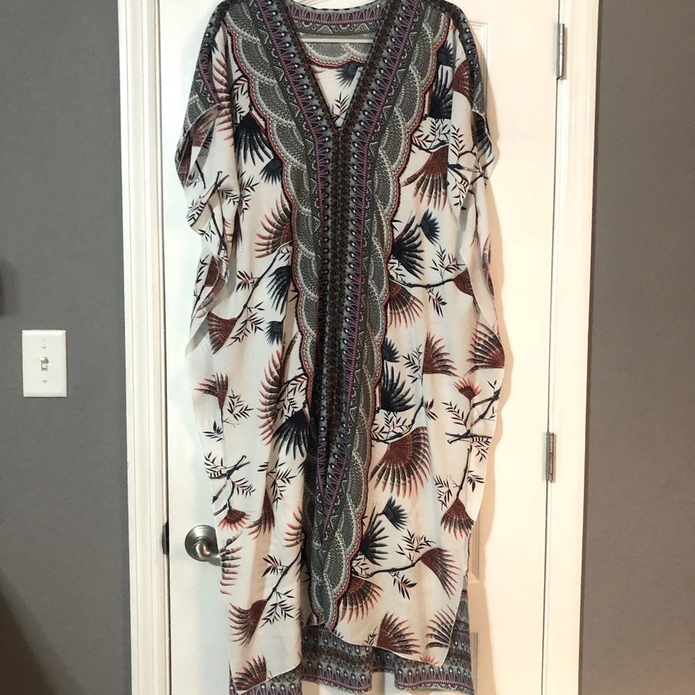Gorgeous Boho Print Cover Up/Gown